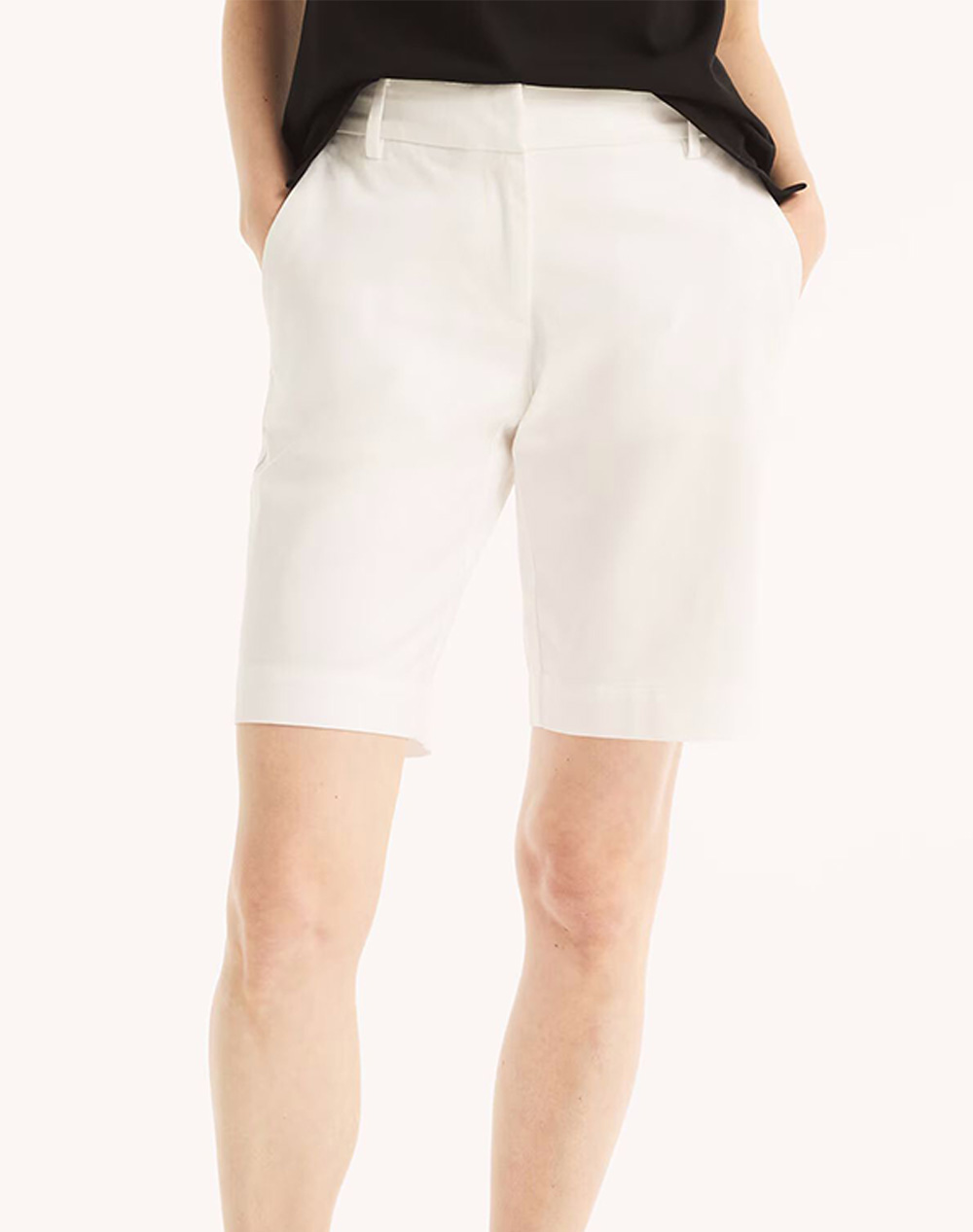 Nautica NAUTICA ΒΕΡΜΟΥΔΑ/ΣΟΡΤΣ 10 ANCHOR STRETCH TWILL SOLID SHORT 3NC45B702-1BW White