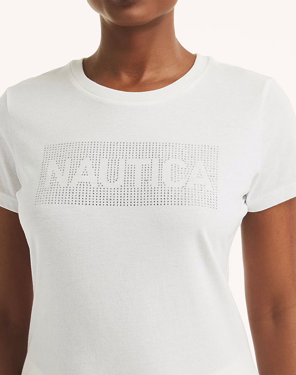 Nautica Μπλούζα T-Shirt Κμ S T-Shirts 3Nc38V107-1Bw White Γυναικεία ρούχα μπλούζες Τ-Shirt Politikos Shop Πολιτικός