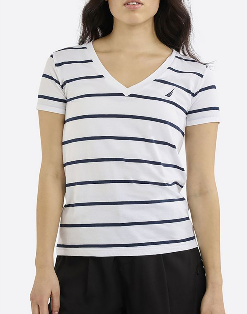 NAUTICA NAUTICA ΜΠΛΟΥΖΑ T-SHIRT ΚΜ Hosta T-Shirt 3NCN2R03047-WHITE White