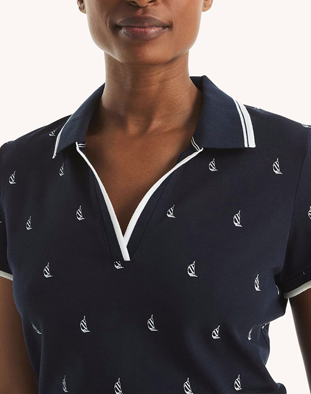 Nautica Μπλούζα Πολο Κμ S Knits 3Nc45K116-4Vn Navyblue Γυναικεία ρούχα μπλούζες Τοπ Κορμακια Politikos Shop Πολιτικός