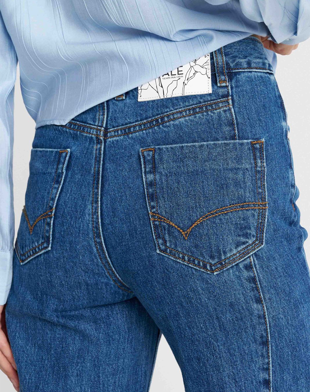 Ale Παντελόνι 8922973-Mple Denimblue Γυναικεία ρούχα παντελόνια Jean 5P Cargo Politikos Shop Πολιτικός