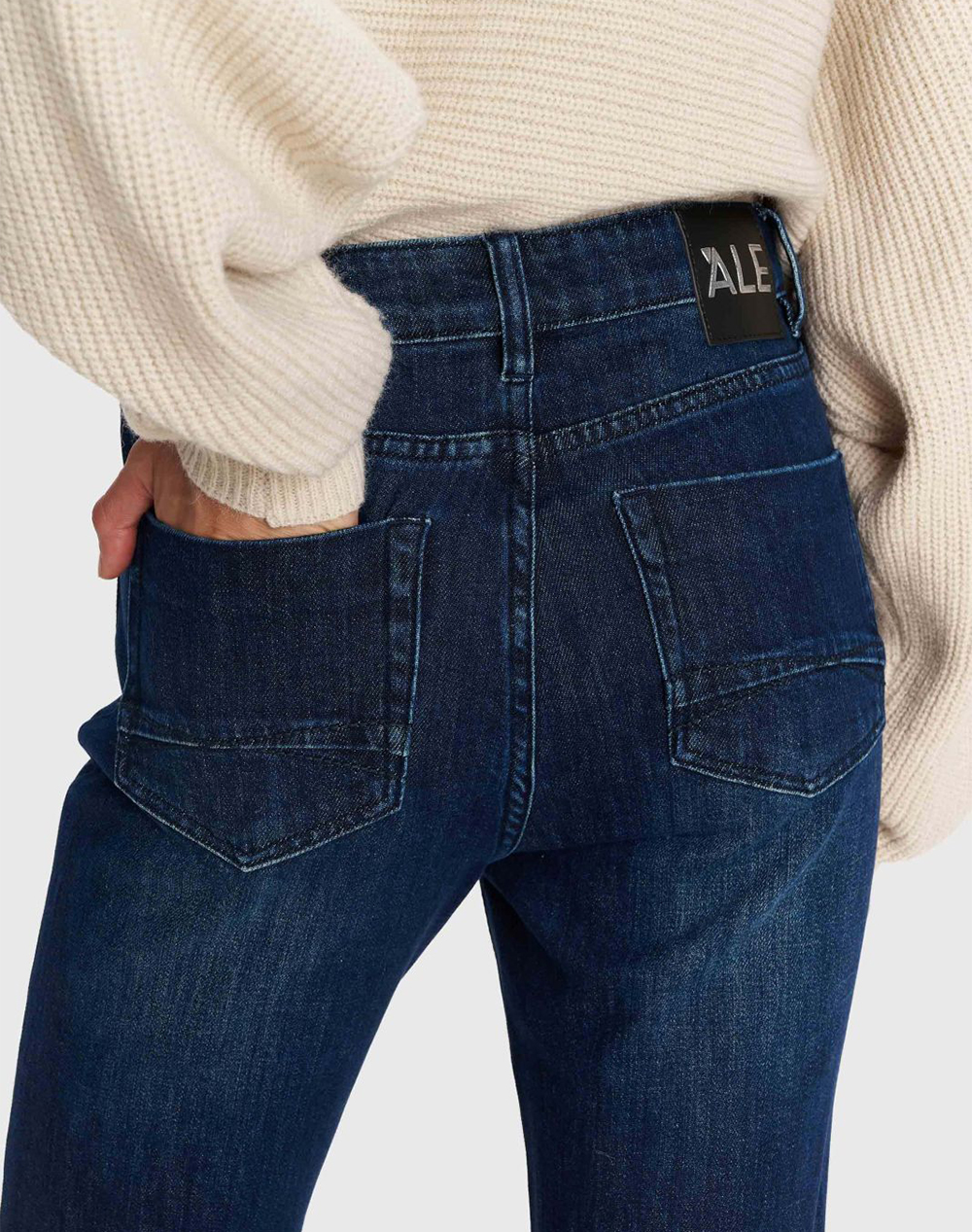 Ale Παντελόνι 8919272-Mple Denimdarkblue Γυναικεία ρούχα παντελόνια Jean 5P Cargo Politikos Shop Πολιτικός
