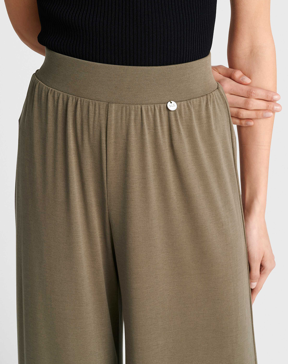 Ale Παντελόνι 8923042-Xaki Khaki Γυναικεία ρούχα παντελόνια Υφασματινα Politikos Shop Πολιτικός