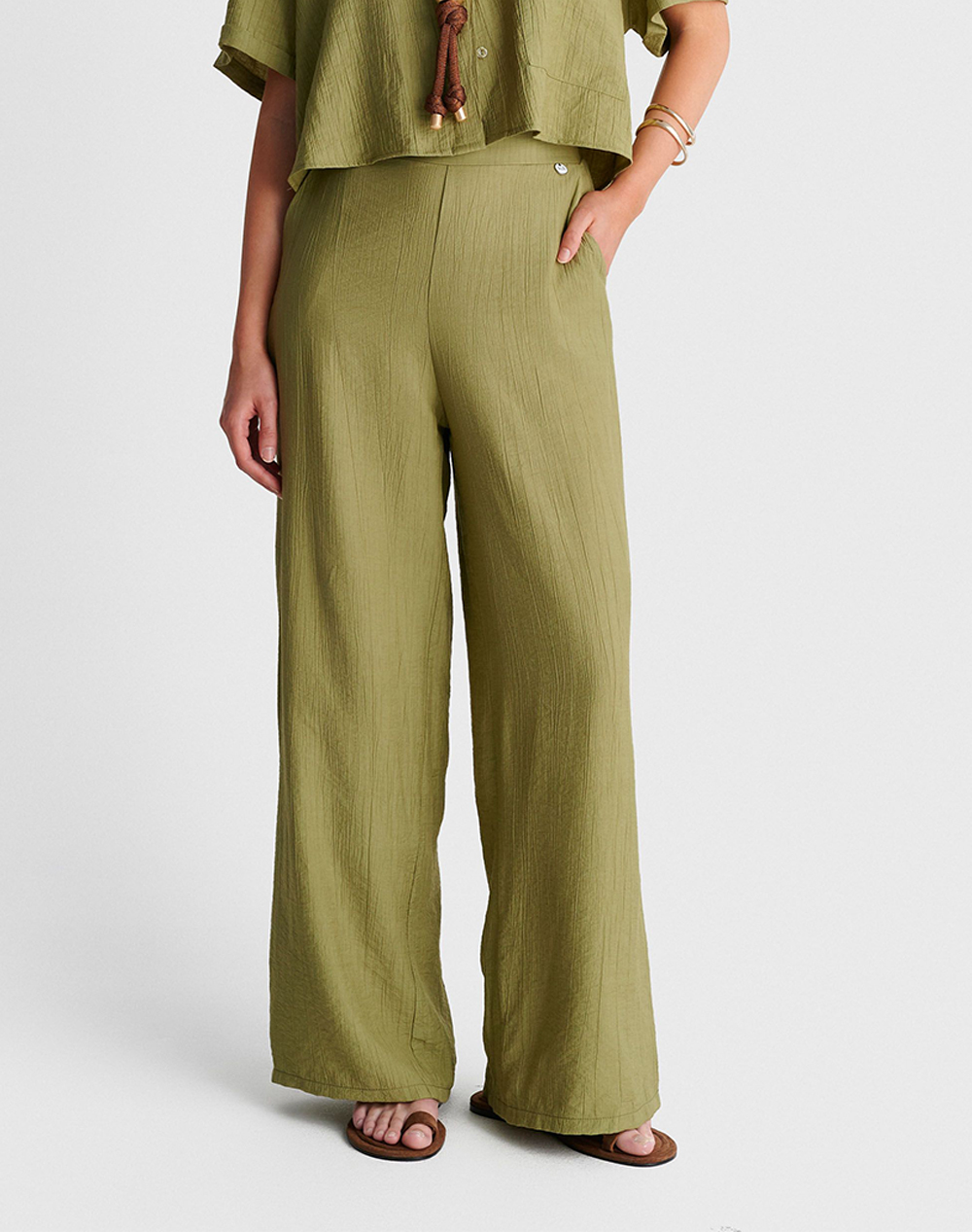 Women's Pants Ale Green