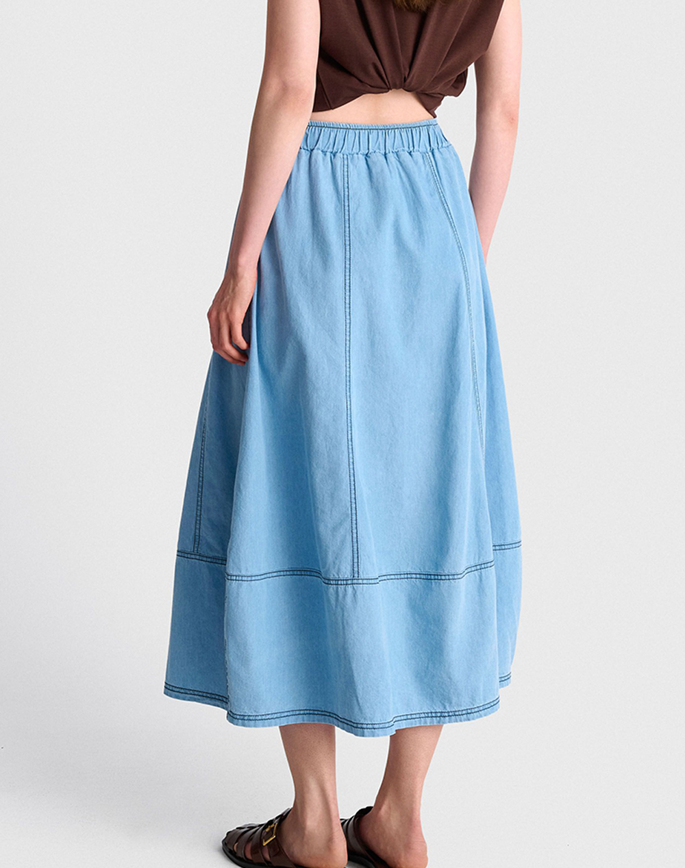 ALE ALE ΦΟΥΣΤΑ 81253521-LBLUE DenimLightBlue - 2