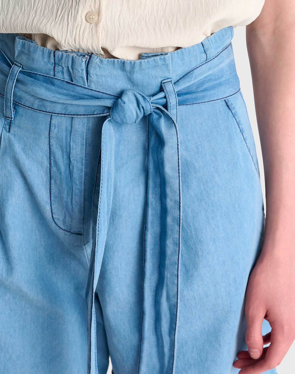 Ale Βερμουδα 81253661-Lblue Denimlightblue Γυναικεία ρούχα Σορτς Βερμουδες Politikos Shop Πολιτικός
