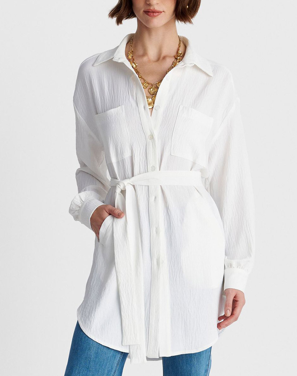 ALE ΠΟΥΚΑΜΙΣΟ 82276201-LEYKO White