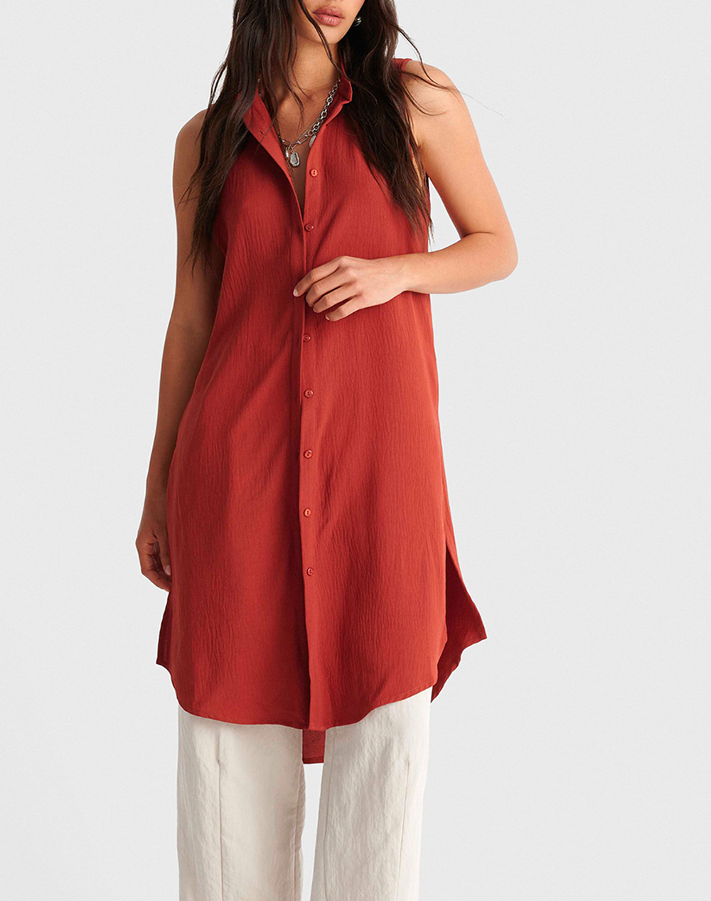 ALE ΠΟΥΚΑΜΙΣΟ 82276209-PAPRI Firebrick