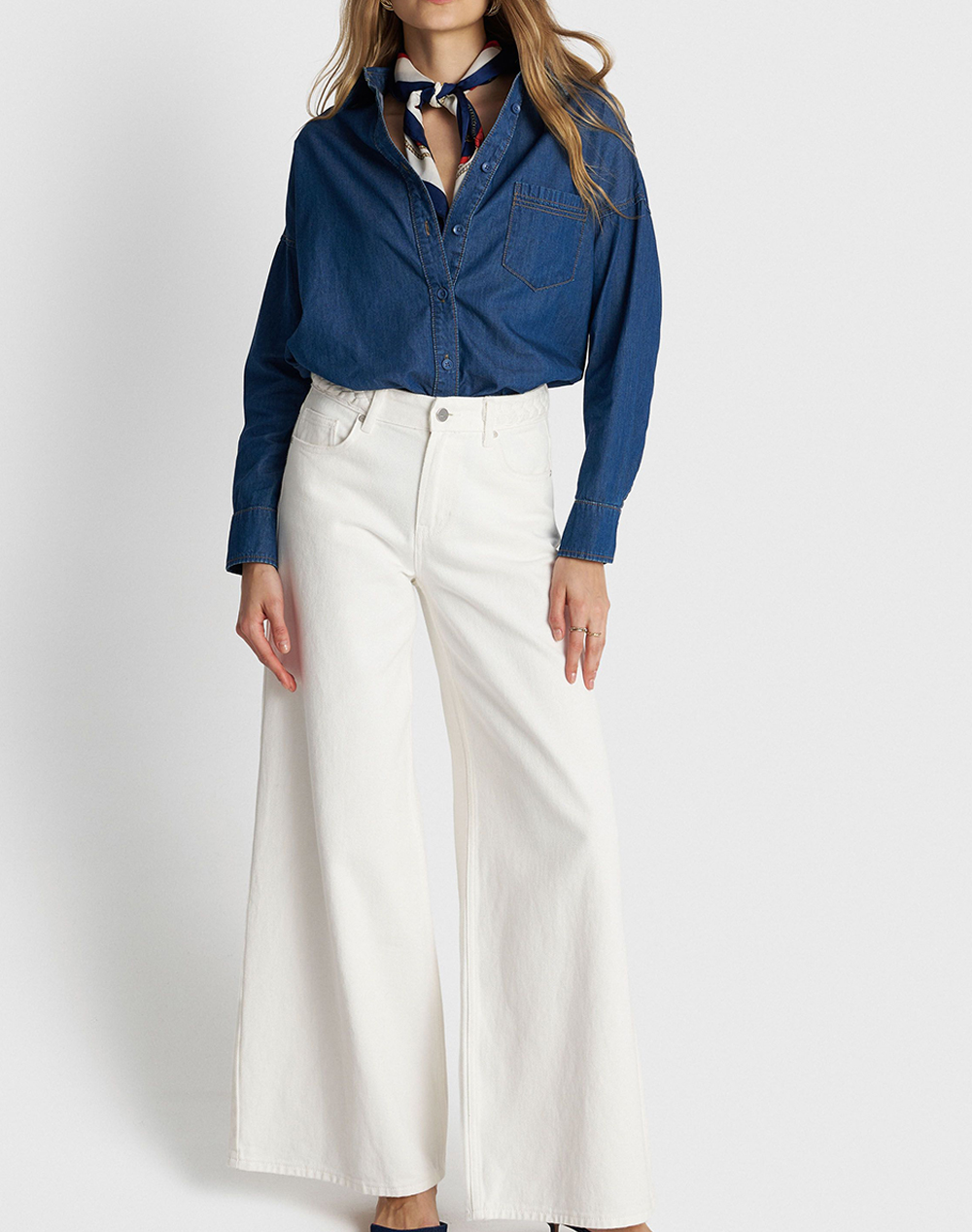 Ale Πουκαμισο 8923176-Mple Denimblue Γυναικεία ρούχα πουκάμισα Politikos Shop Πολιτικός