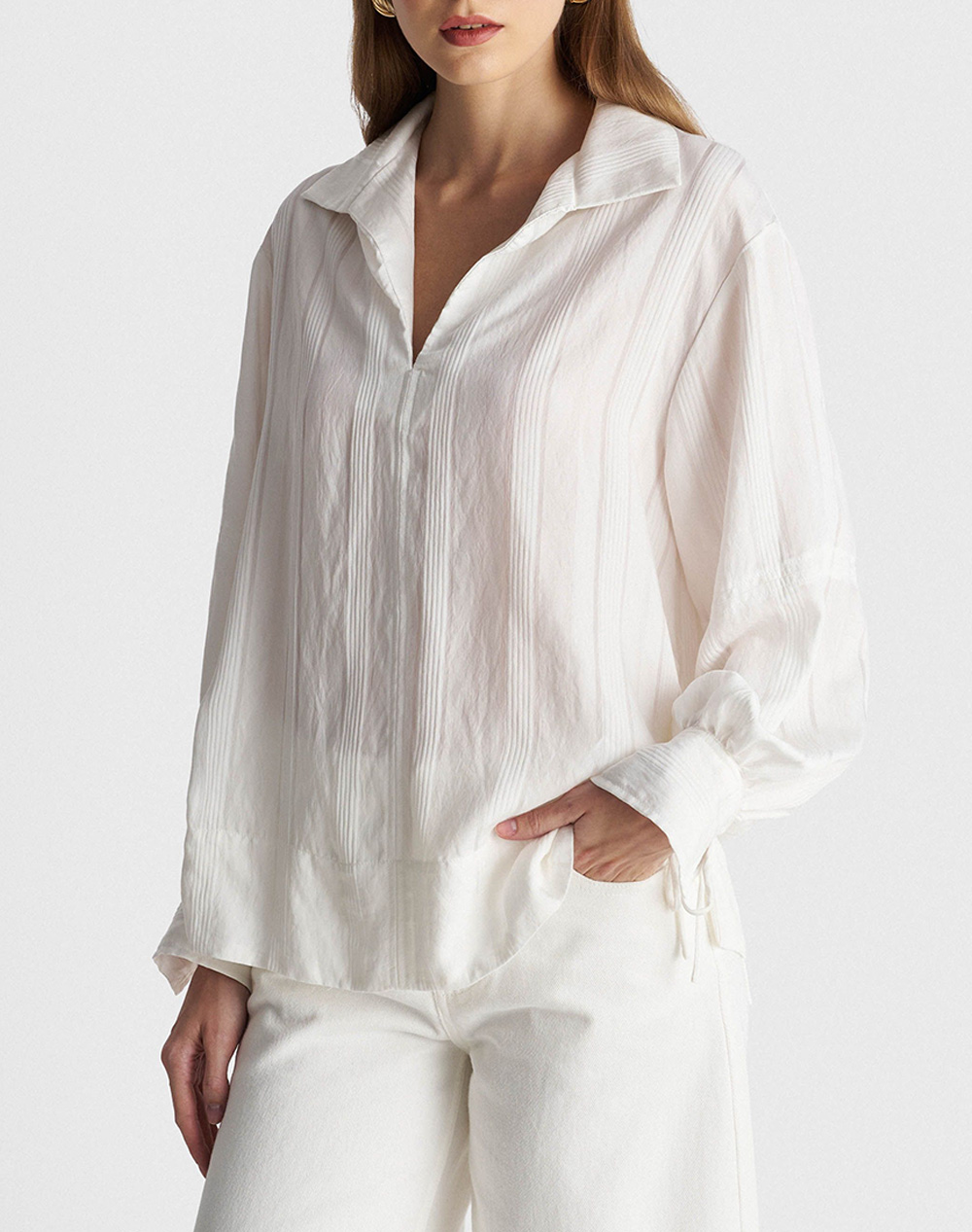 ALE ΤΟΥΝΙΚ 8922909-LEYKO OffWhite