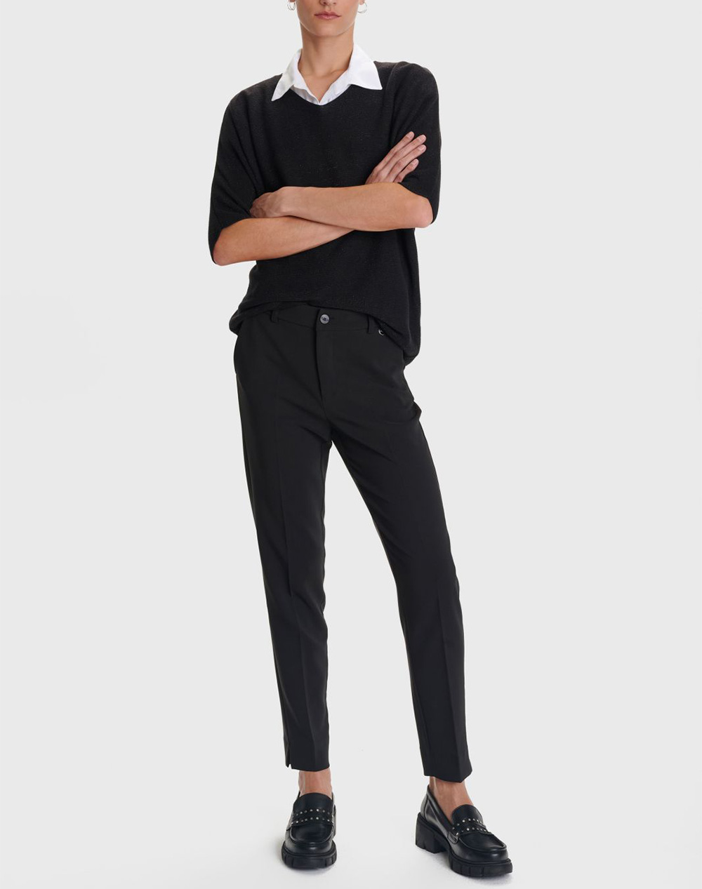 ALE ΜΠΛΟΥΖΑ 8P17237-MAYRO Black φωτογραφία