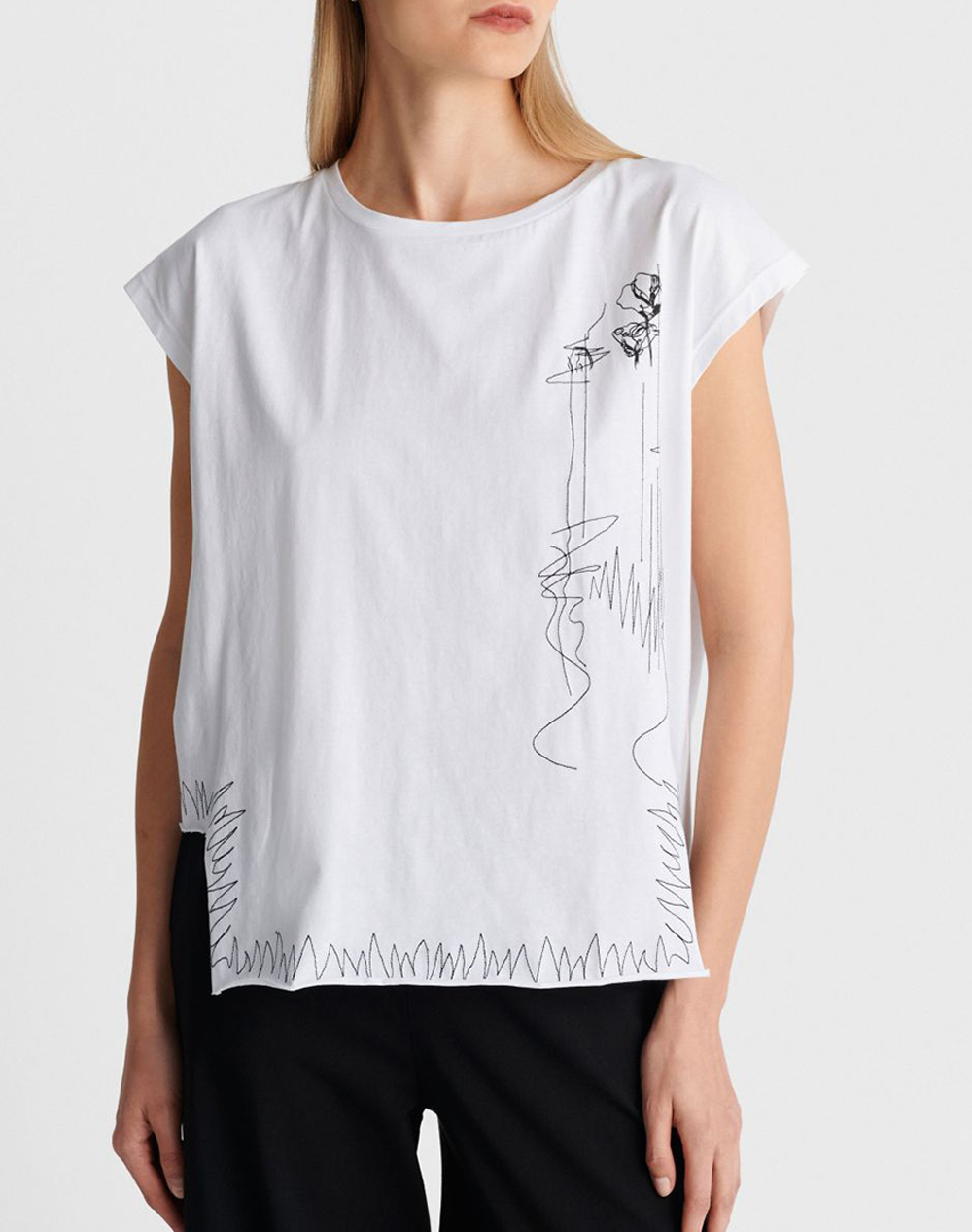 ALE ΜΠΛΟΥΖΑ 8923133-LEYKO White