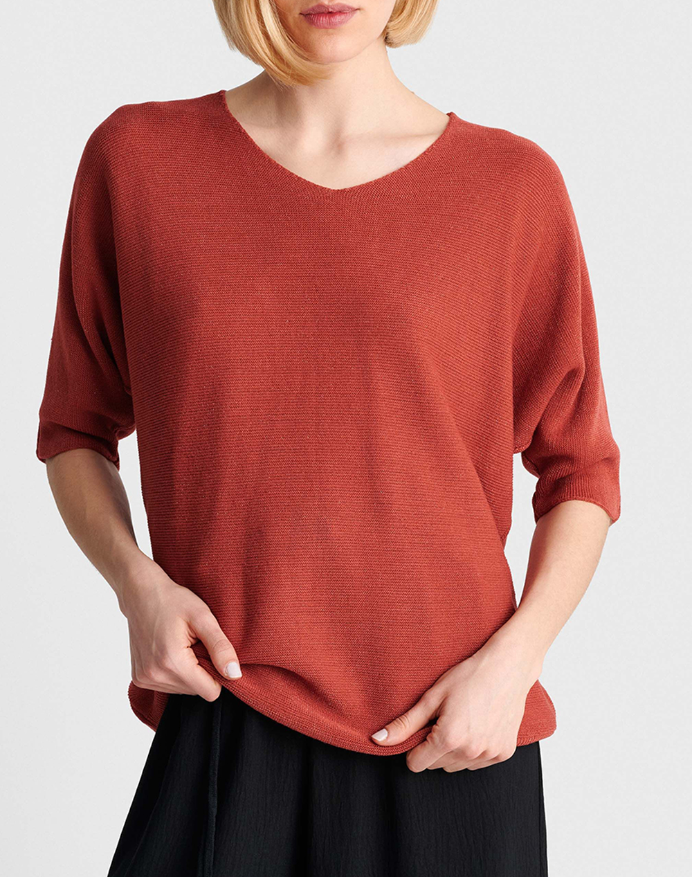 Ale ALE ΜΠΛΟΥΖΑ 8P17237J-PAPRI Firebrick