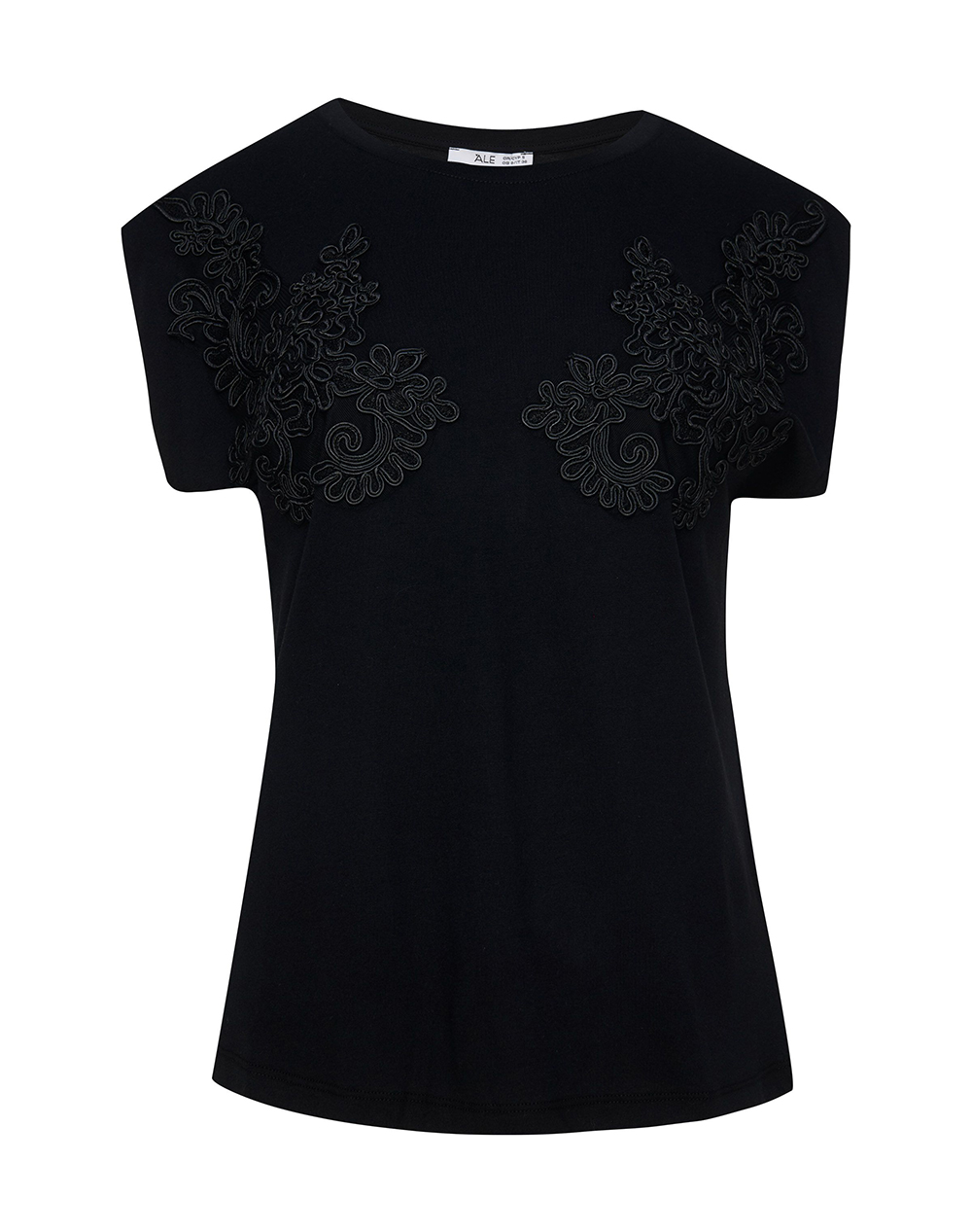 Ale Μπλούζα 8922914-Mayro Black Γυναικεία ρούχα μπλούζες Τ-Shirt Politikos Shop Πολιτικός