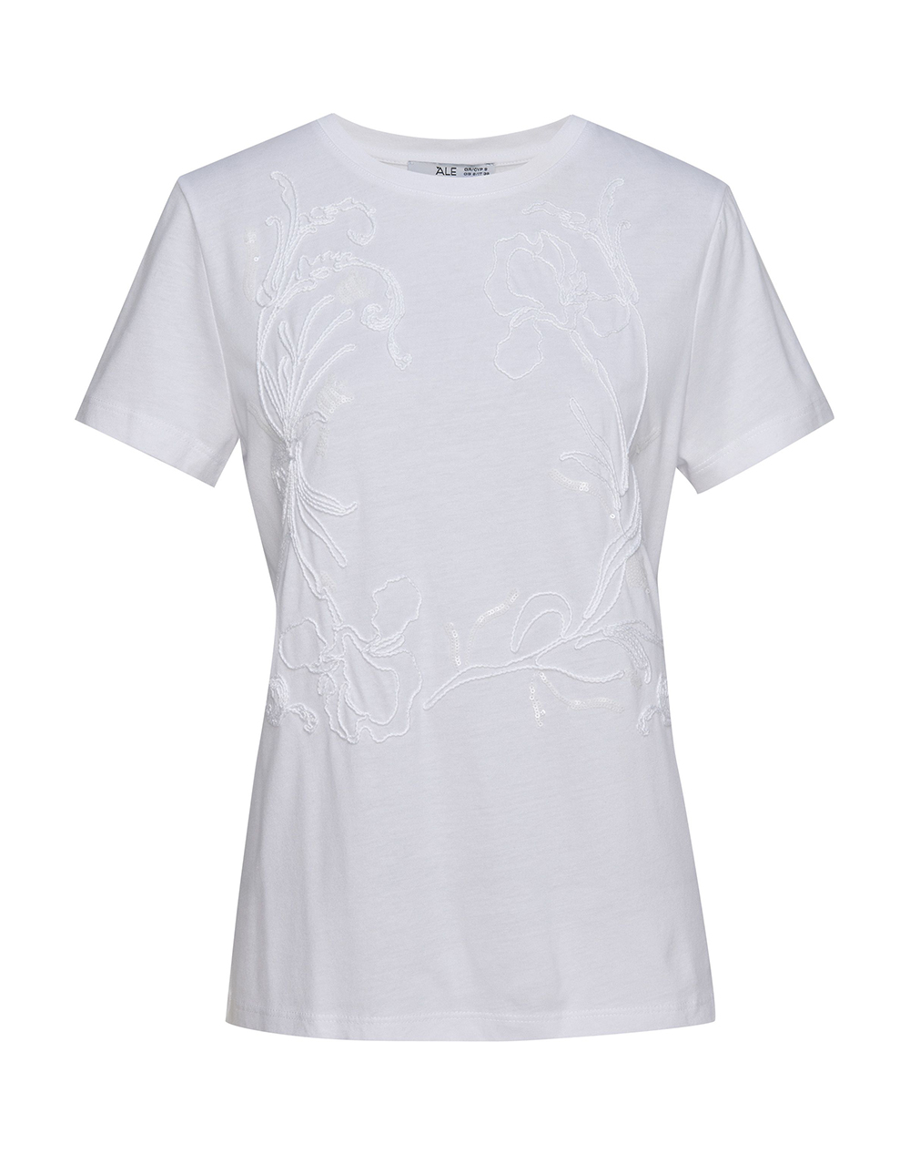 Ale Μπλούζα 8922913-Leyko White Γυναικεία ρούχα μπλούζες Τ-Shirt Politikos Shop Πολιτικός