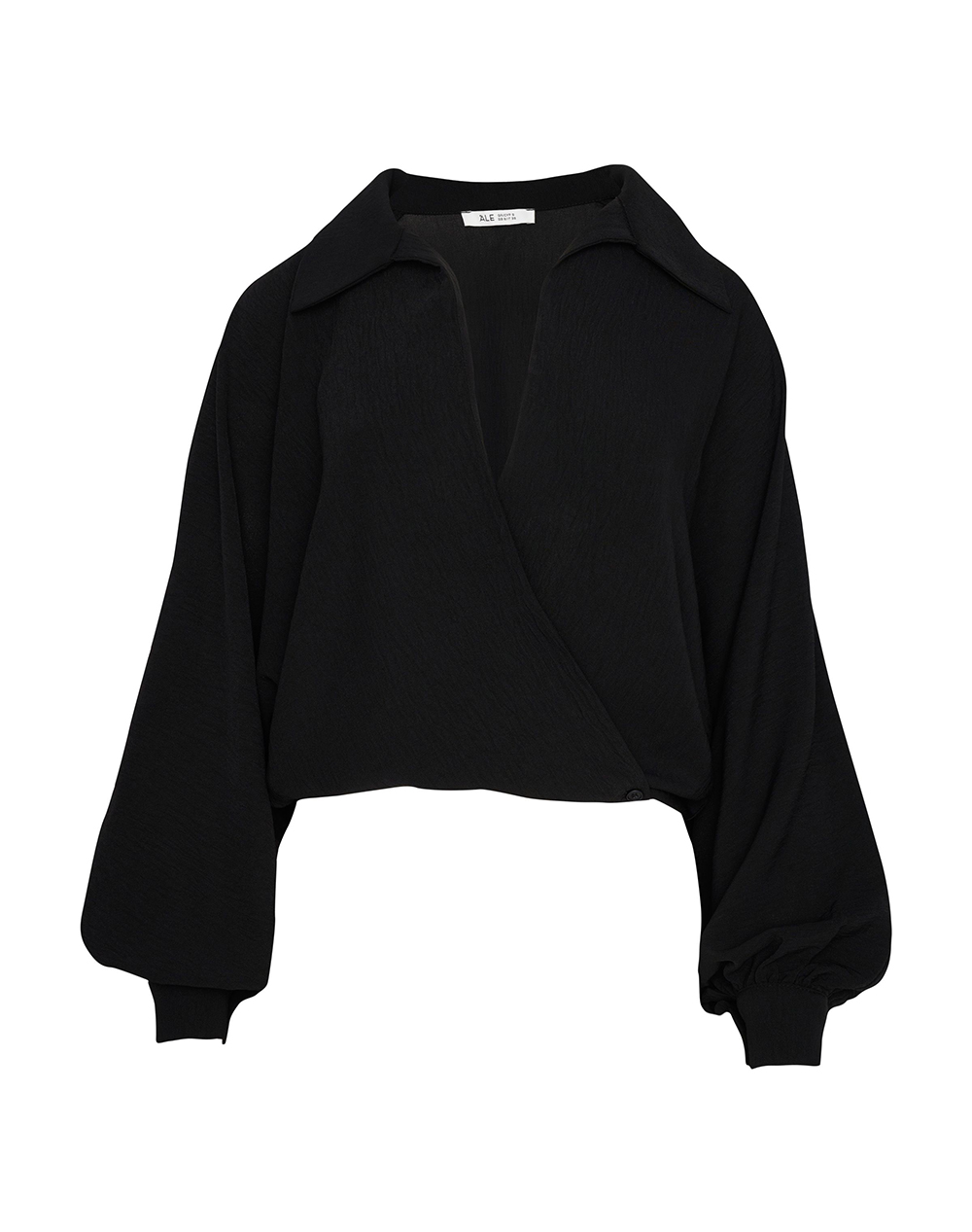 Ale Μπολερο 82276200-Mayro Black Γυναικεία ρούχα μπλούζες Τοπ Κορμακια Politikos Shop Πολιτικός