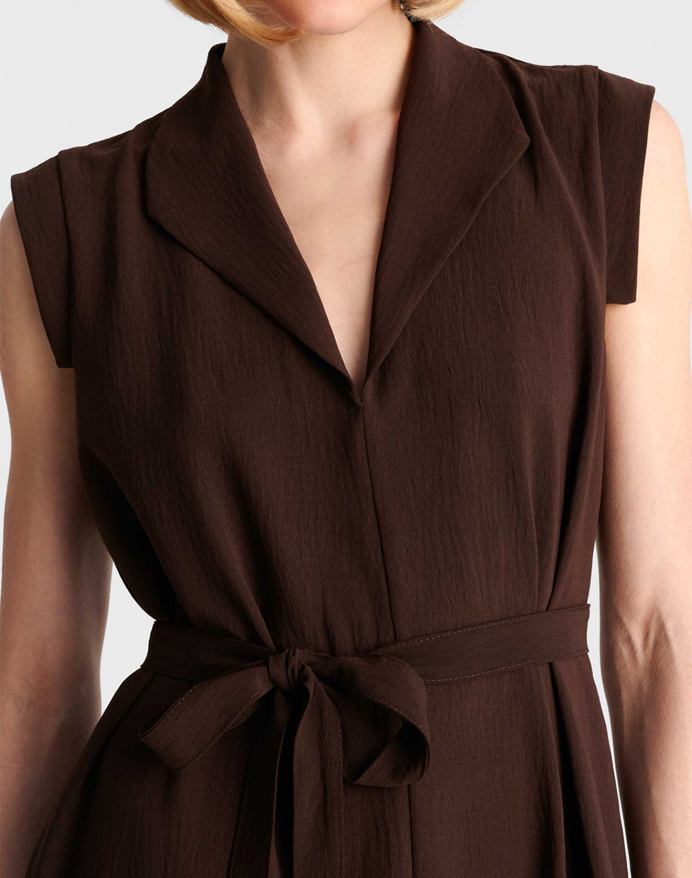Ale Φόρεμα 82276751-Kafe Brown Γυναικεία ρούχα φορέματα Politikos Shop Πολιτικός