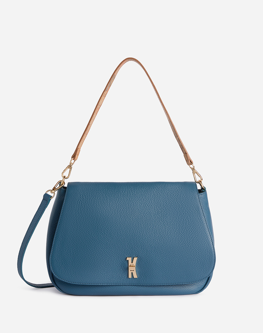 ALV.MARTINI SHOULD.BAG 90%LEATH.10%PU,PES,CO IT.ORIGIN LLF07-M630-0136 OceanBlue