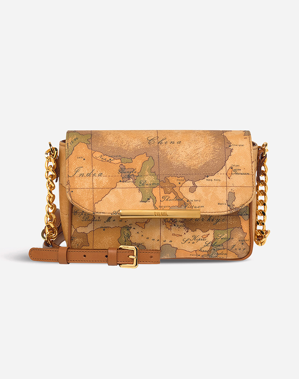 ALV.MARTINI HANDBAG 80%CO,PVC,PU20%LEATH.IT.ORIGIN CD072-6000-0010 Tan