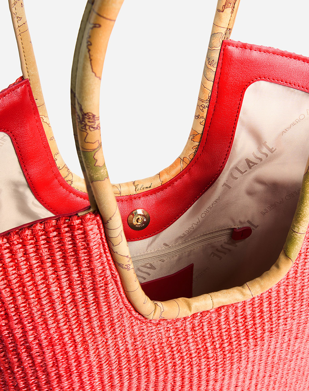 Alv Martini Shopping Bag Lmlf45-9881-0332 Red Γυναικεία αξεσουάρ τσάντες Politikos Shop Πολιτικός