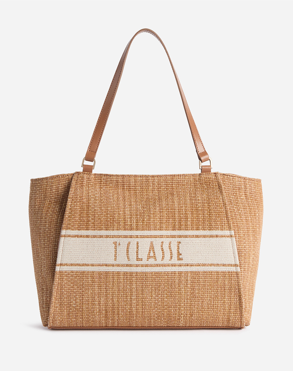 ALV.MARTINI SHOP.BAG 80%CO,PA20%LEATH. IT.ORIGIN LLE90-9925-0970 Tan