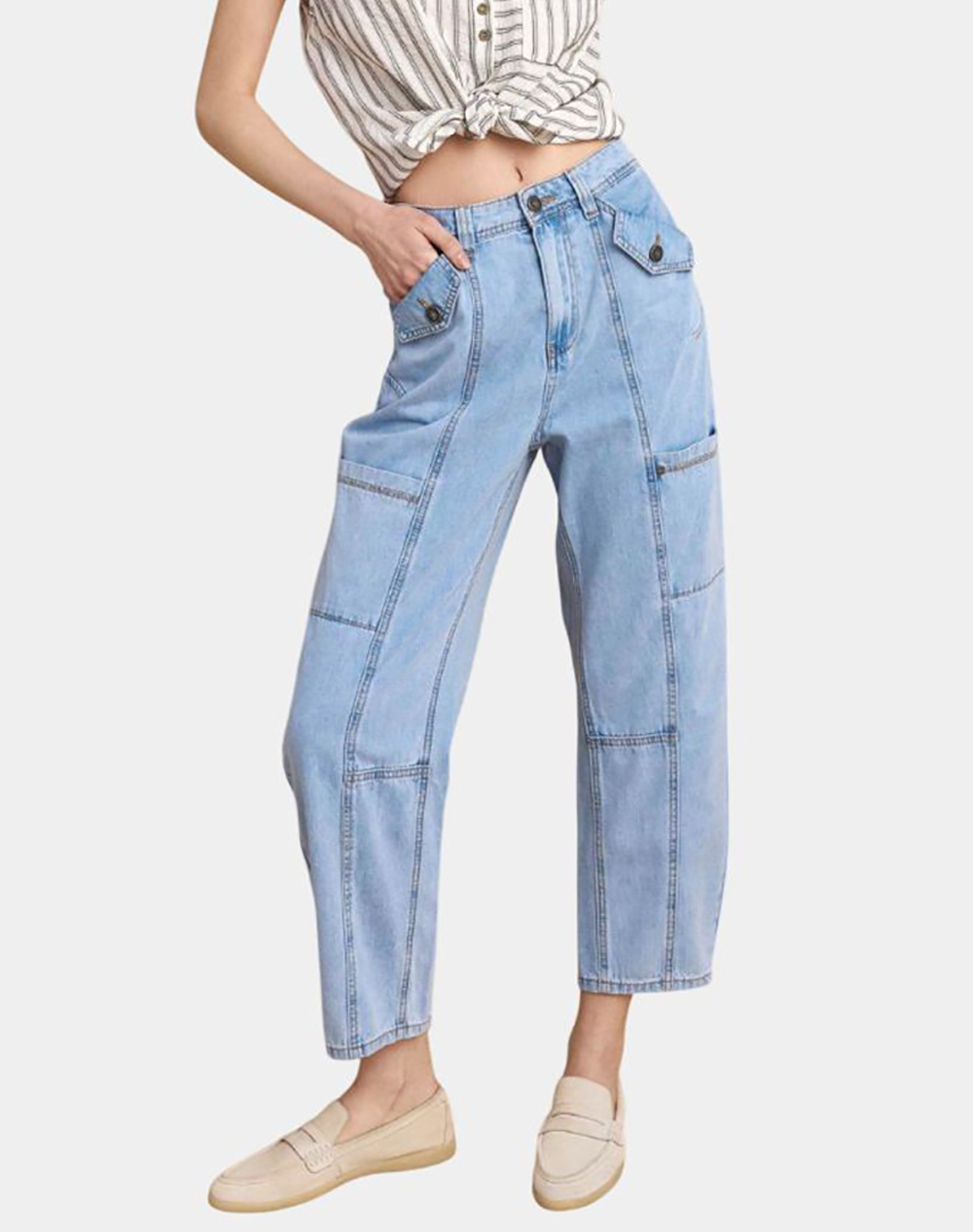 Attrattivo ATTRATTIVO ΠΑΝΤΕΛΟΝΙ 9922951-LBLUE DenimBlue