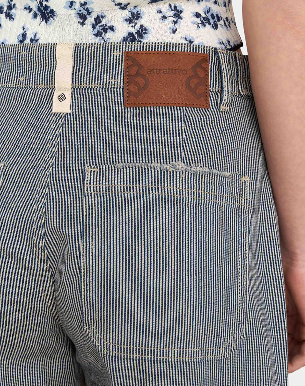Attrattivo Παντελόνι 9922956-Mple Navyblue Γυναικεία ρούχα παντελόνια Jean 5P Cargo Politikos Shop Πολιτικός