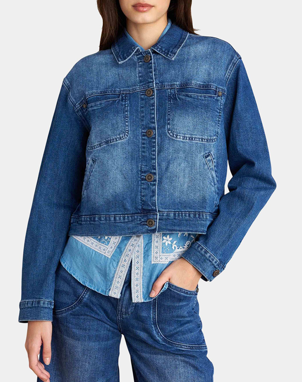ATTRATTIVO ΜΠΟΥΦΑΝ 9922934-MPLE DenimBlue