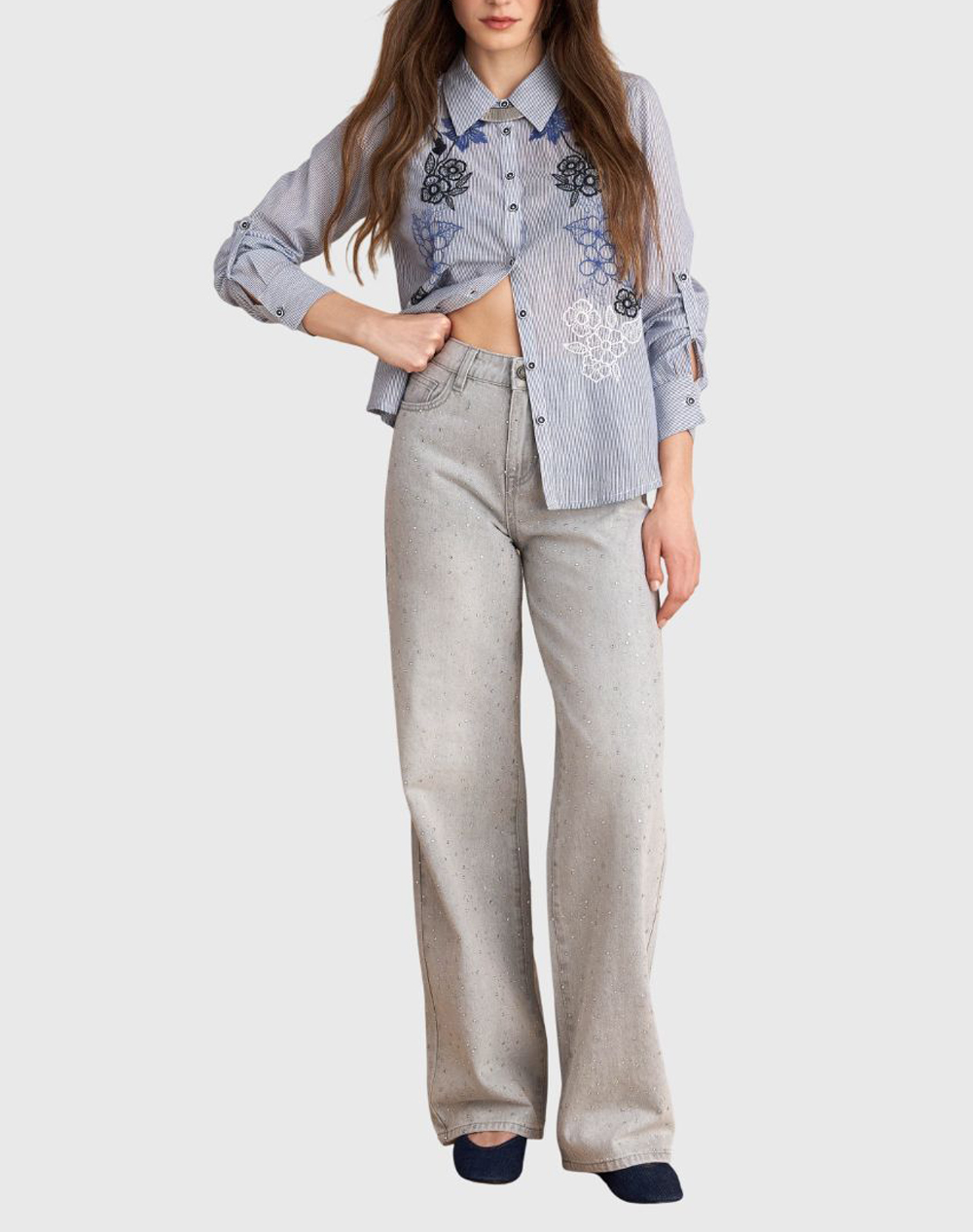 ATTRATTIVO ΠΟΥΚΑΜΙΣΟ 9922959-LBLUE LightBlue φωτογραφία