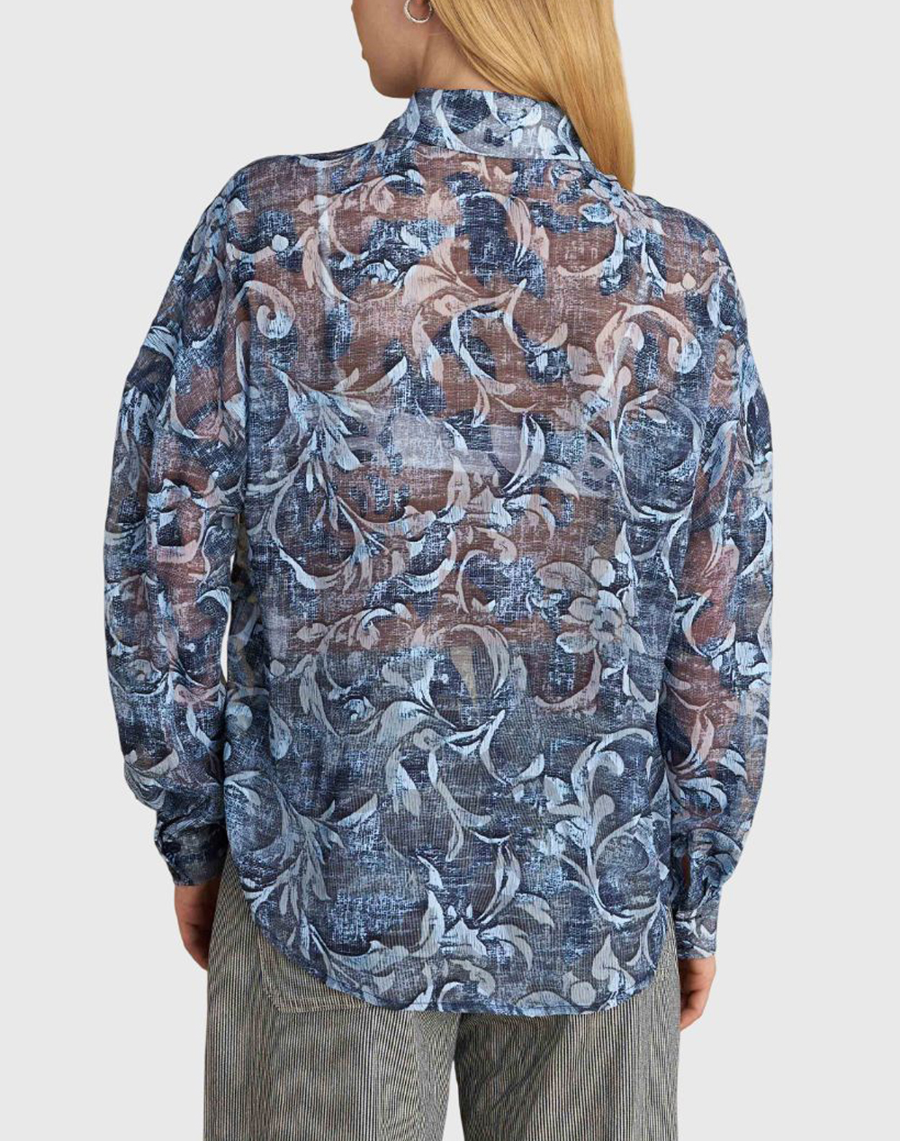 ATTRATTIVO ΠΟΥΚΑΜΙΣΟ 9922924-MPLE Blue φωτογραφία