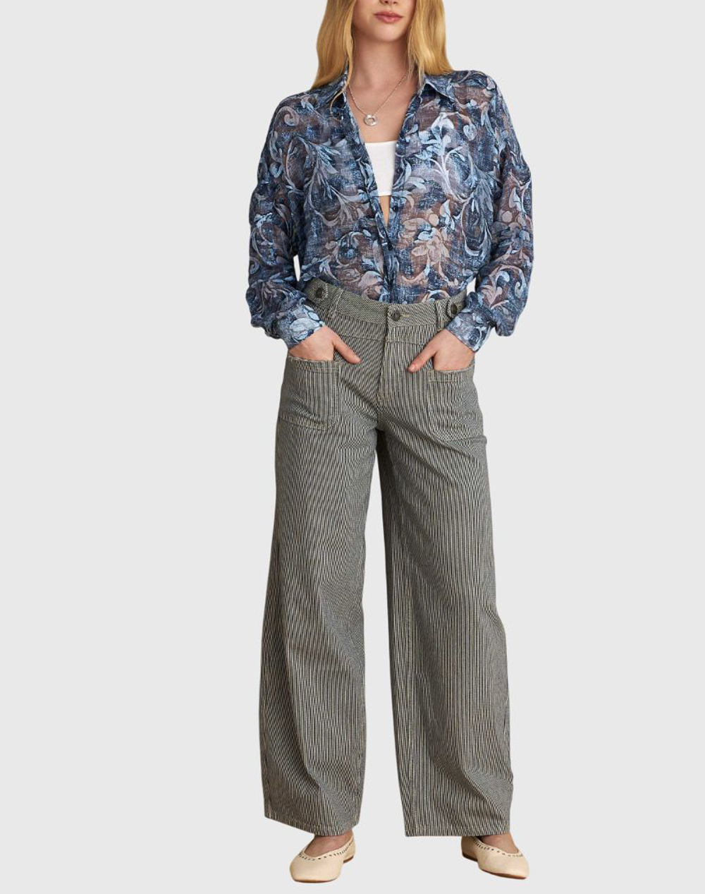 ATTRATTIVO ΠΟΥΚΑΜΙΣΟ 9922924-MPLE Blue φωτογραφία