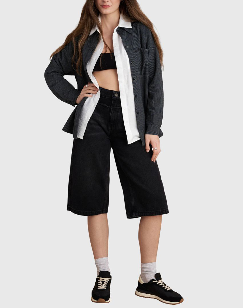 ATTRATTIVO ΠΟΥΚΑΜΙΣΟ 91101212-GRI Gray φωτογραφία