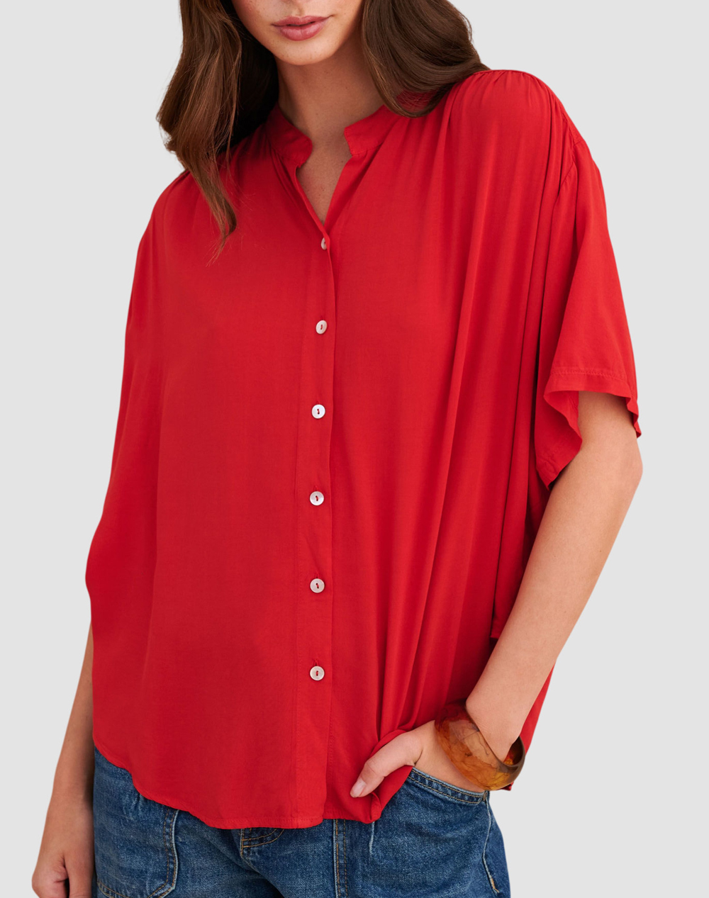 ATTRATTIVO ΠΟΥΚΑΜΙΣΟ 9924387-POP RED Red