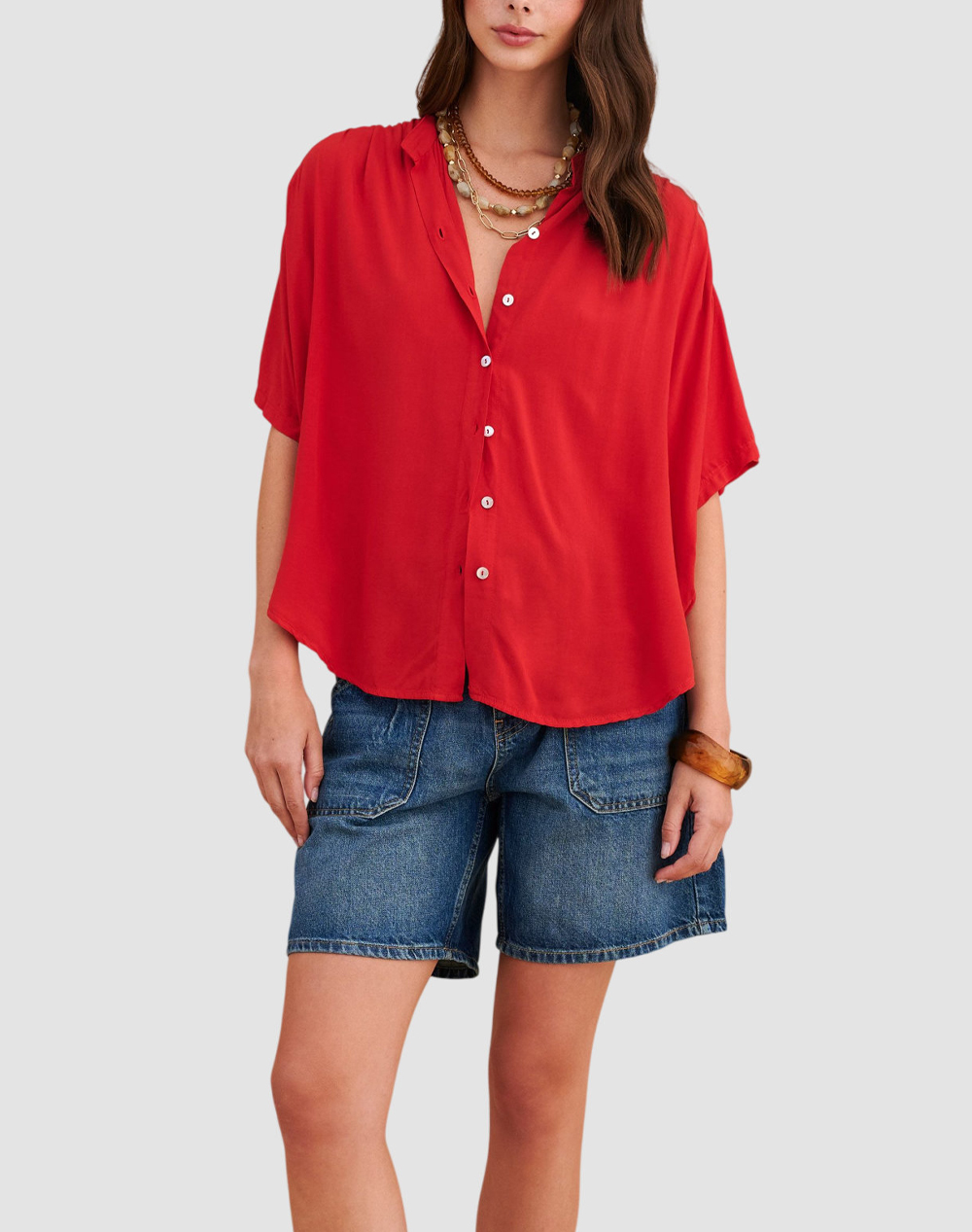 ATTRATTIVO ATTRATTIVO ΠΟΥΚΑΜΙΣΟ 9924387-POP RED Red - 3