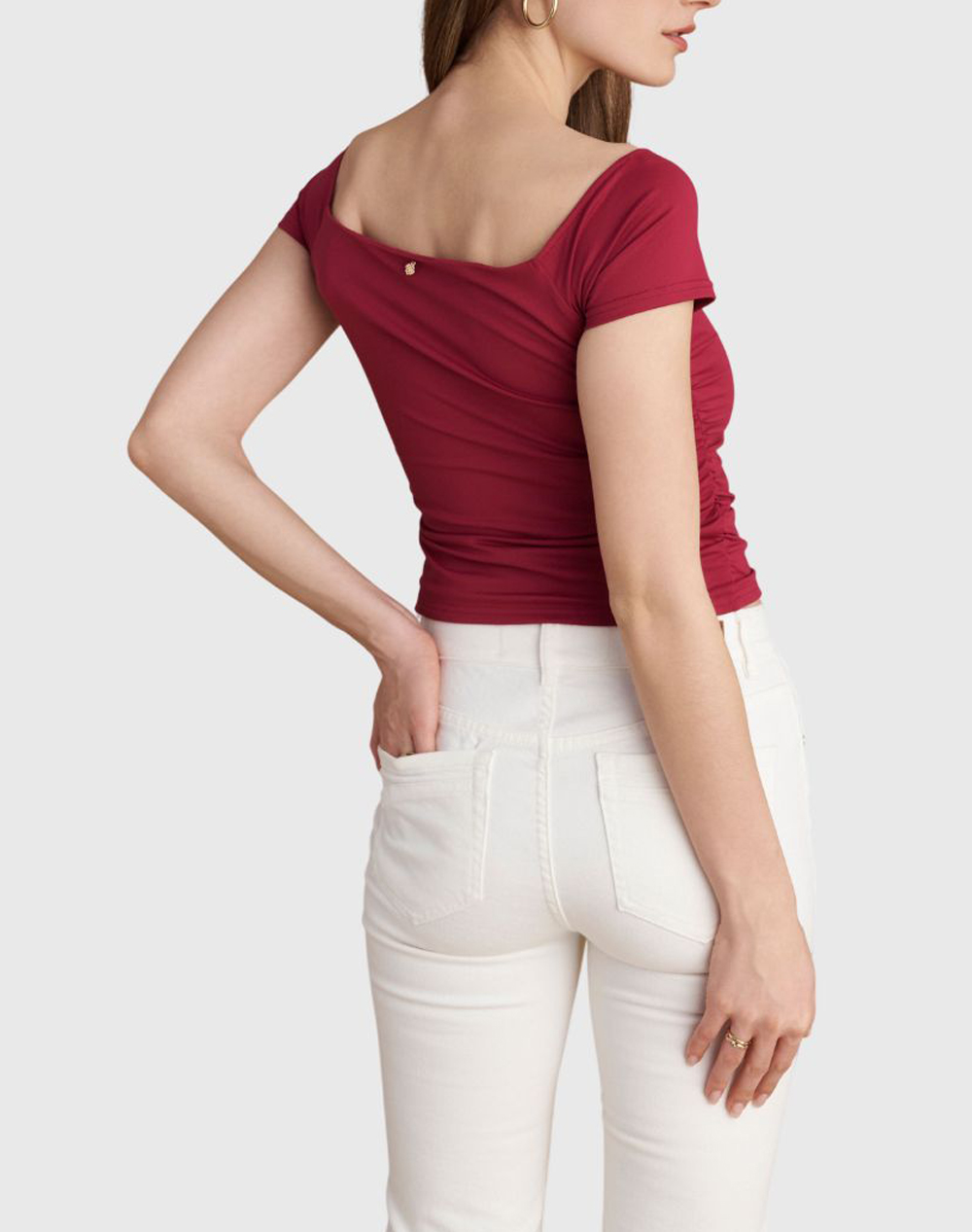 ATTRATTIVO ΜΠΛΟΥΖΑ 9918878D-CHERR Bordeux φωτογραφία