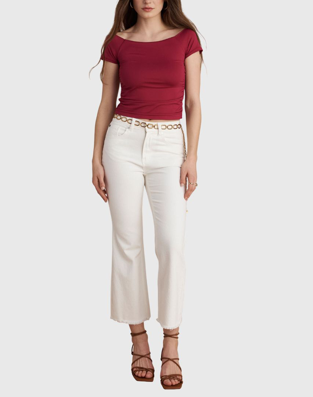 ATTRATTIVO ΜΠΛΟΥΖΑ 9918878D-CHERR Bordeux φωτογραφία