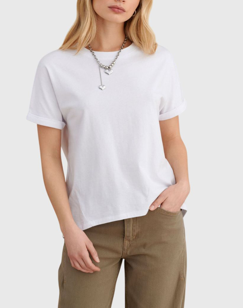 ATTRATTIVO ΜΠΛΟΥΖΑ&ΚΟΛΙΕ 9923125-LEYKO White