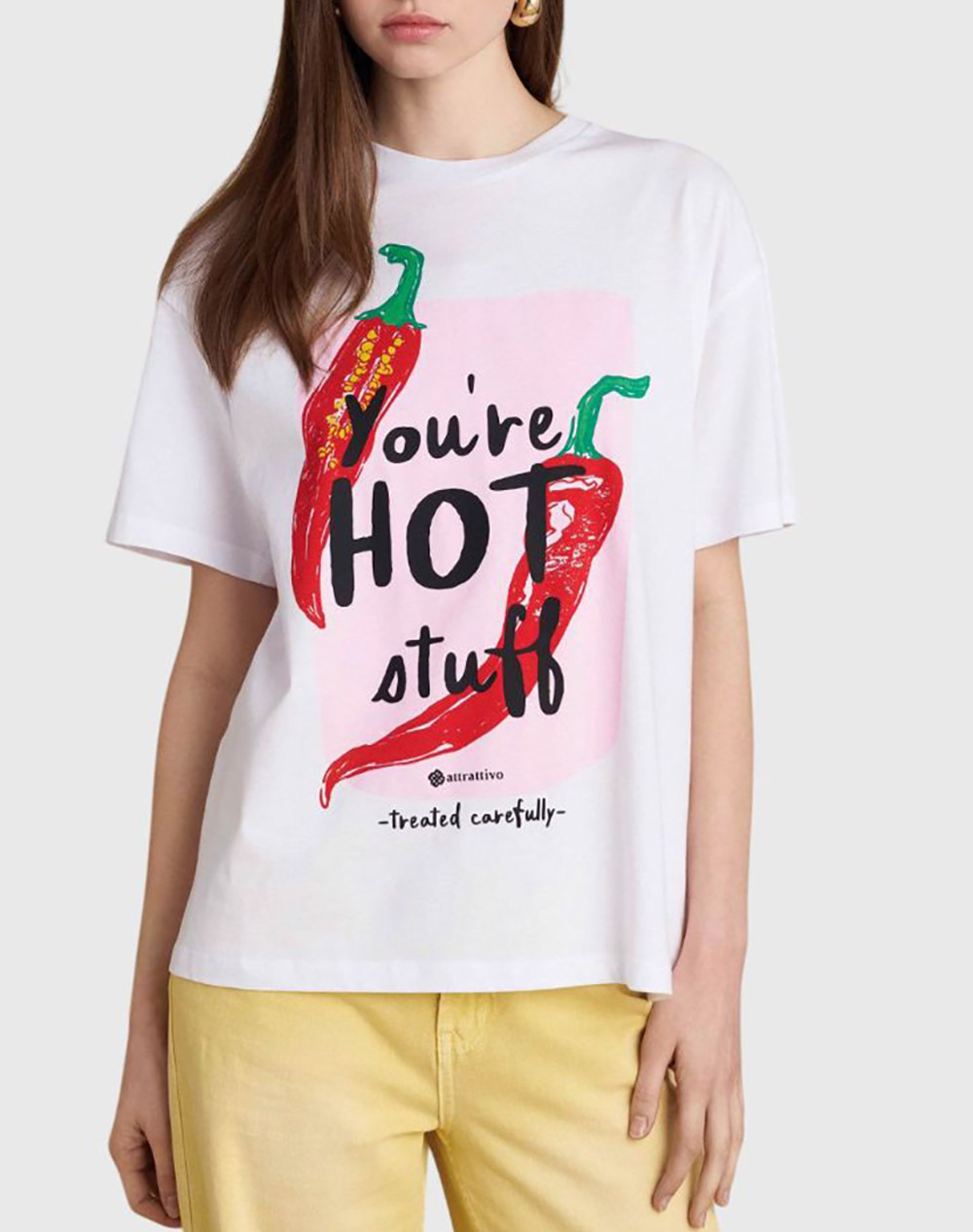 ATTRATTIVO ΜΠΛΟΥΖΑ 9923151-LEYKO White