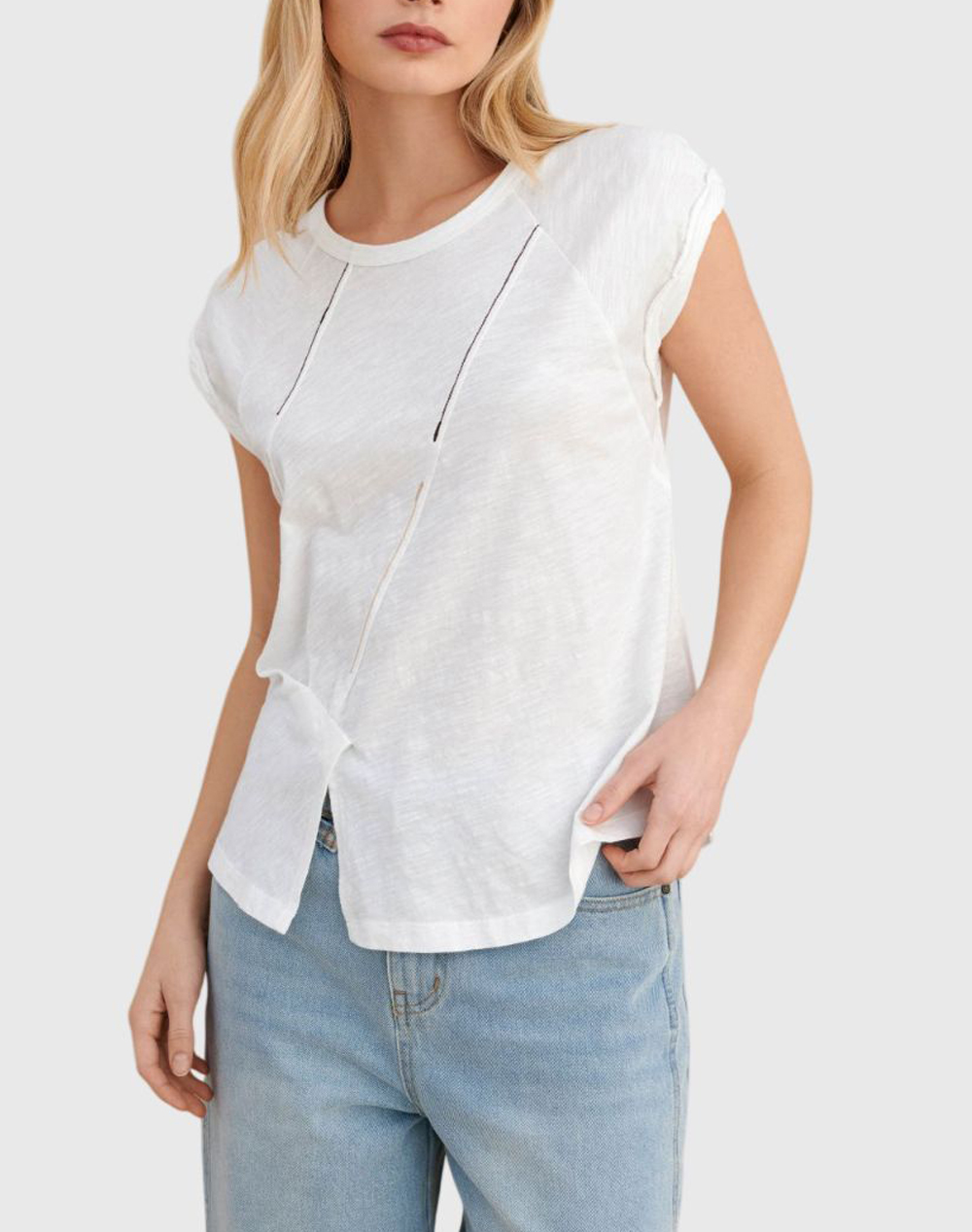 ATTRATTIVO ΜΠΛΟΥΖΑ 9923126-EKROY OffWhite