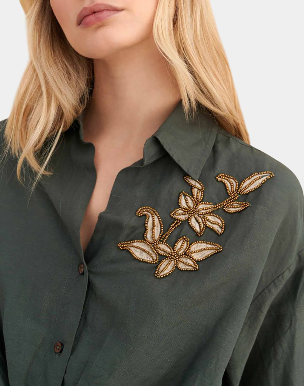 Attrattivo Τουνικ 9921260-Xaki Khaki Γυναικεία ρούχα μπλούζες Τοπ Κορμακια Politikos Shop Πολιτικός