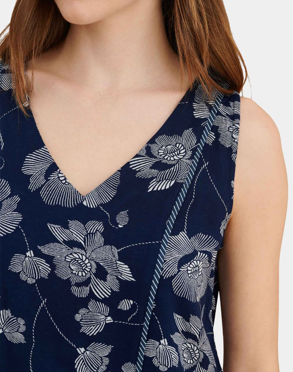 Attrattivo Τοπ 9923161-Mple Darkblue Γυναικεία ρούχα μπλούζες Κορμακια Politikos Shop Πολιτικός