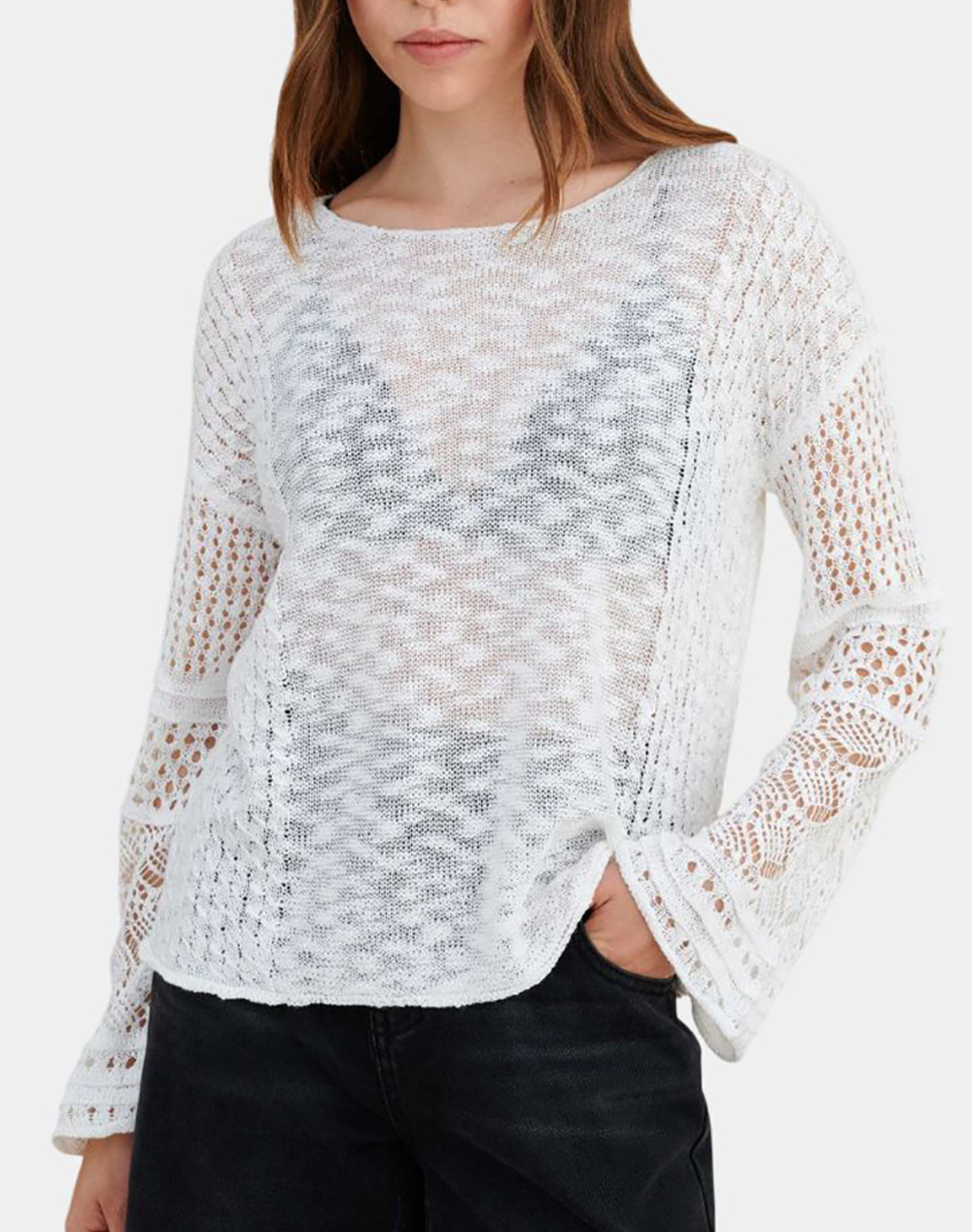 Attrattivo ATTRATTIVO ΜΠΛΟΥΖΑ 9P23388-EKROY OffWhite