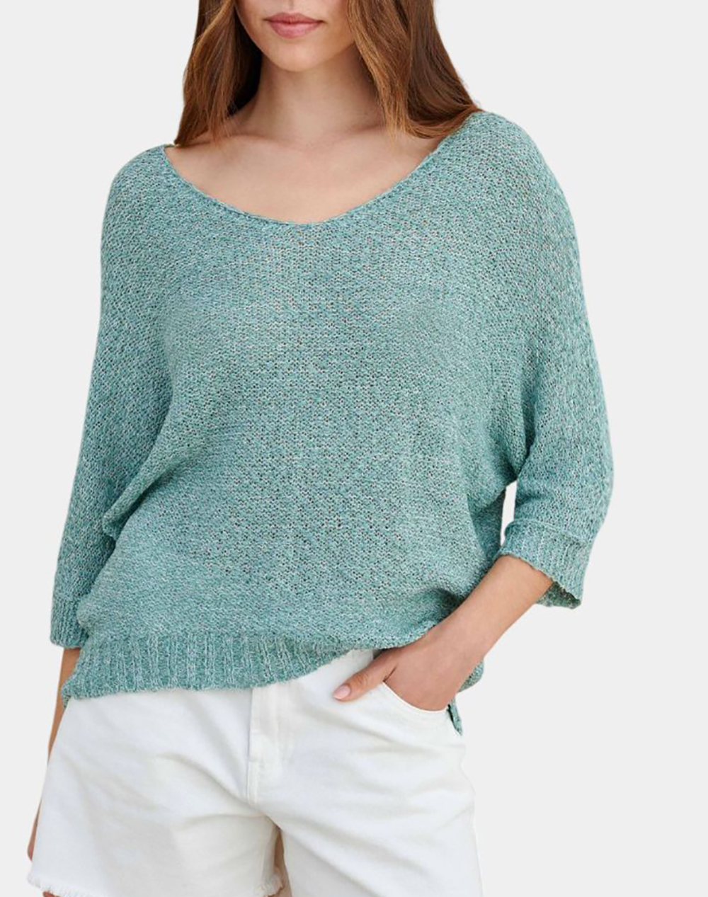 ATTRATTIVO ΜΠΛΟΥΖΑ 9P23389-TEAL MintGreen