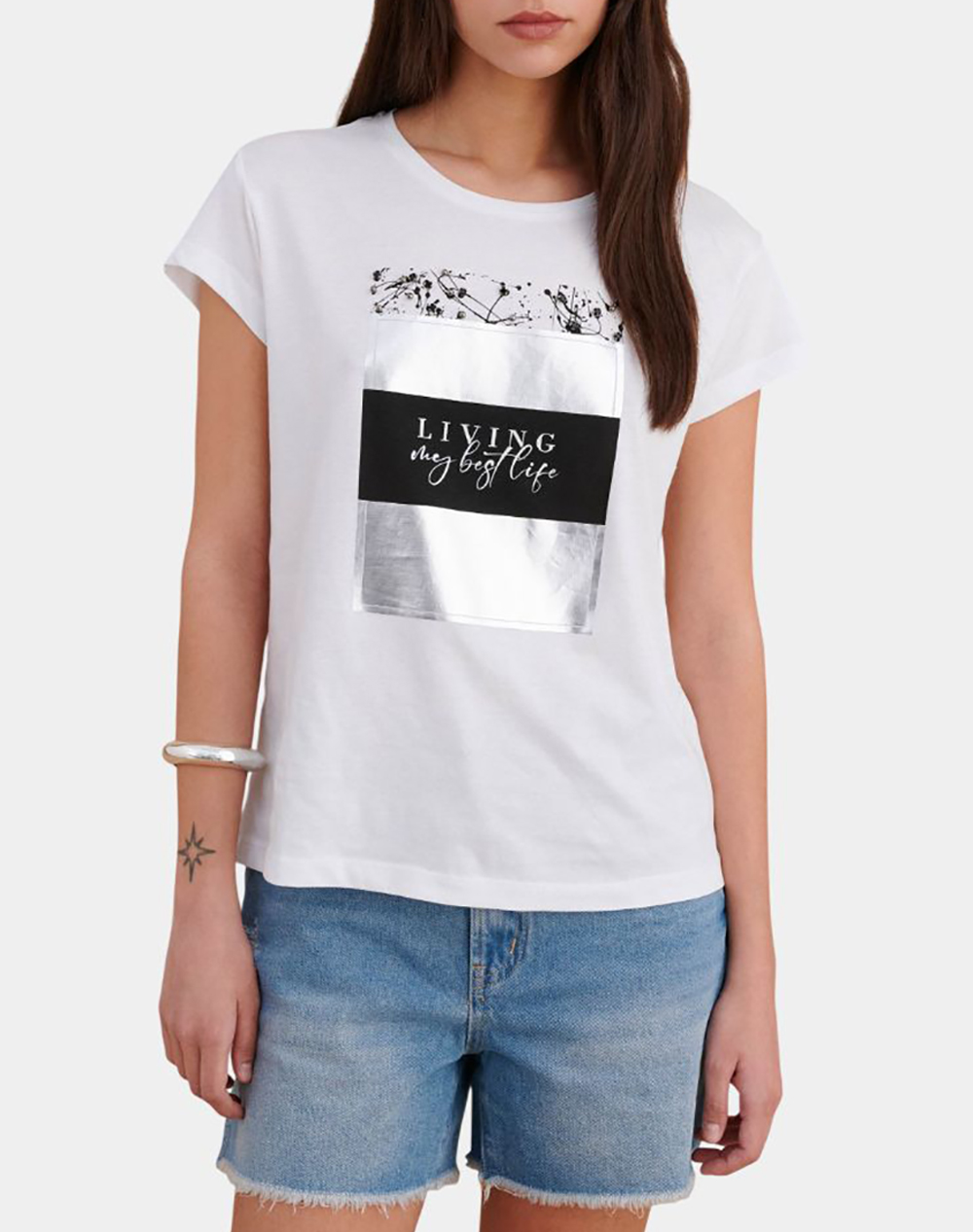 ATTRATTIVO ΜΠΛΟΥΖΑ 9923694-LEYKO White