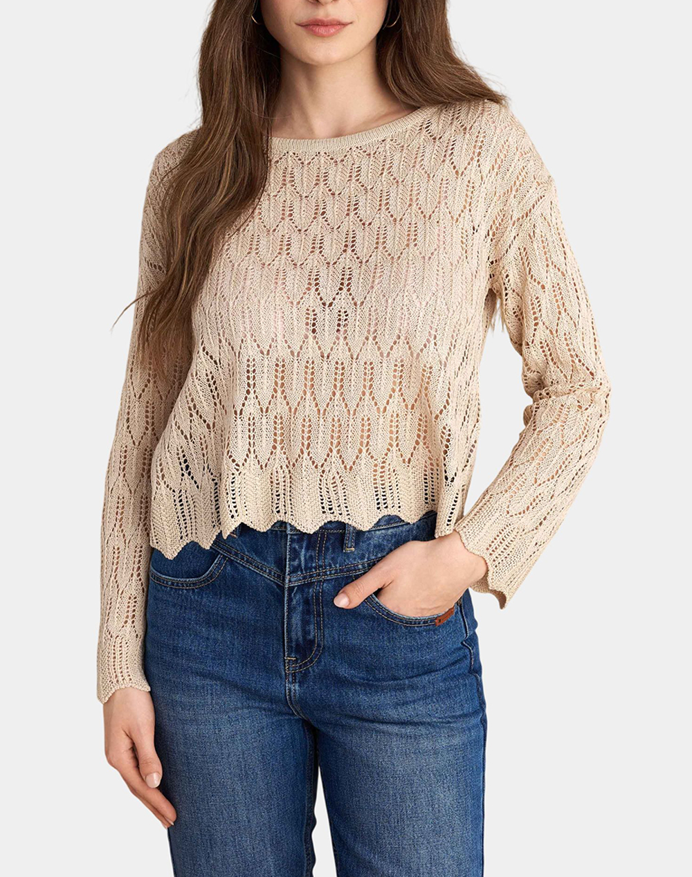ATTRATTIVO ΜΠΛΟΥΖΑ 9P20752-NATUR Biege