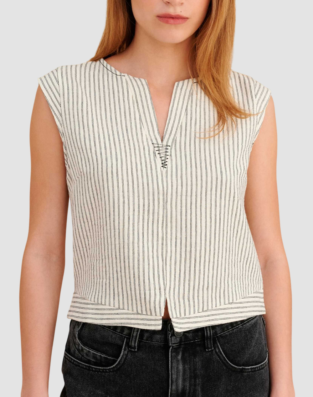 ATTRATTIVO ΤΟΠ 95ΒΑΜΒ4ΛΙ1ΕΛ.ΠΟΛ 91103298-EKROY OffWhite