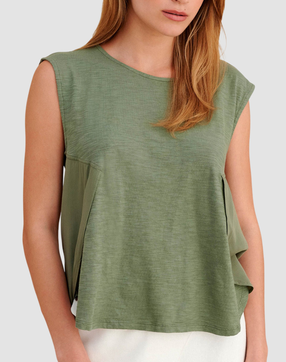 ATTRATTIVO ΜΠΛΟΥΖΑ 9836234-XAKI Khaki