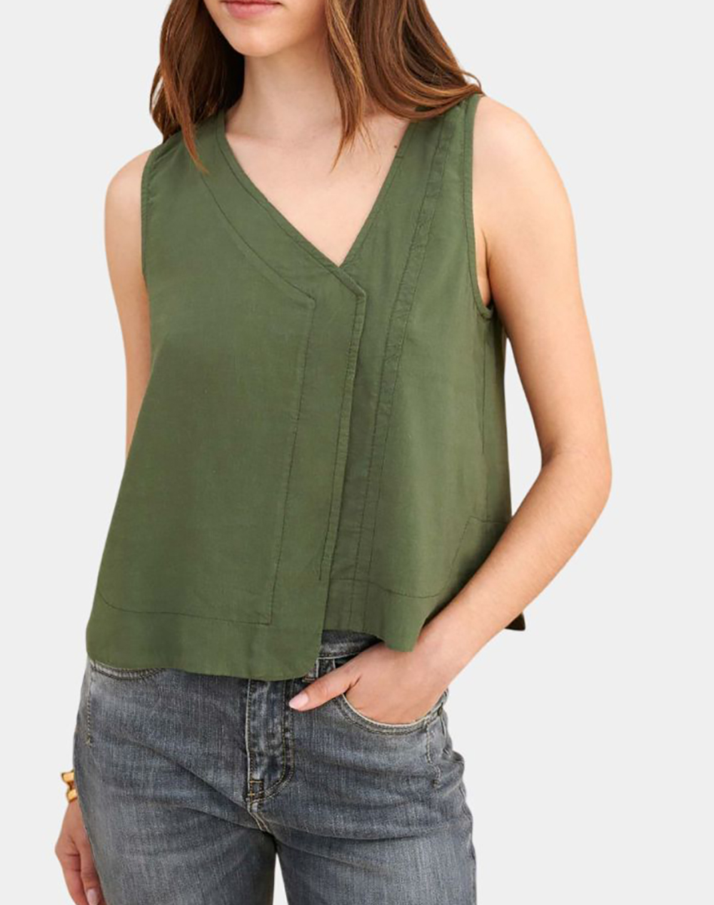 Attrattivo ATTRATTIVO ΤΟΠ 91259207-XAKI Khaki