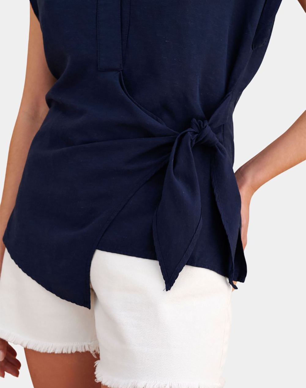 Attrattivo Τοπ 91259620-Mple Darkblue Γυναικεία ρούχα μπλούζες Κορμακια Politikos Shop Πολιτικός