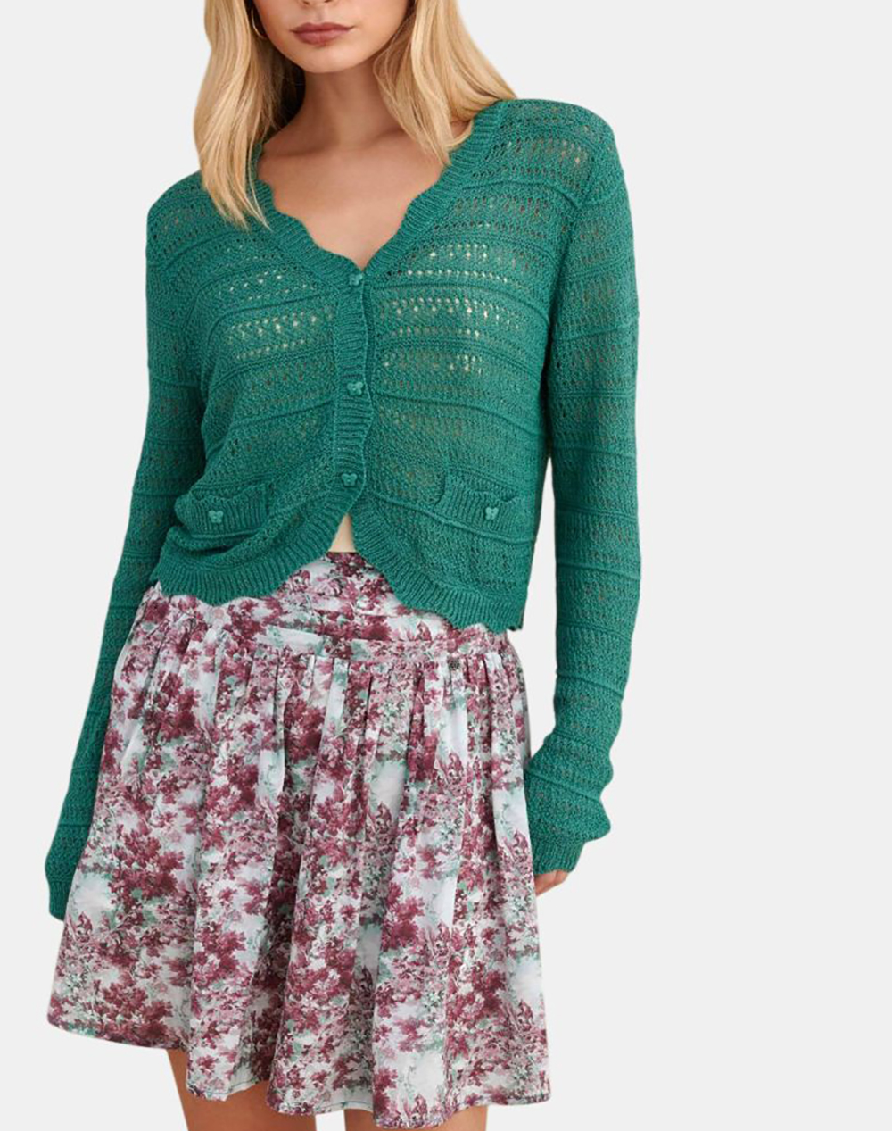 ATTRATTIVO ΖΑΚΕΤΑ 9P23397-TEAL Green